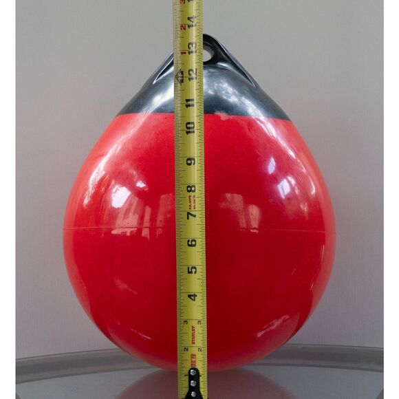 Boat Mooring Buoy 10 inch - Round Boat‎ Fender Ball Boat Buoy Ball - Inflatable - Picture 2 of 9